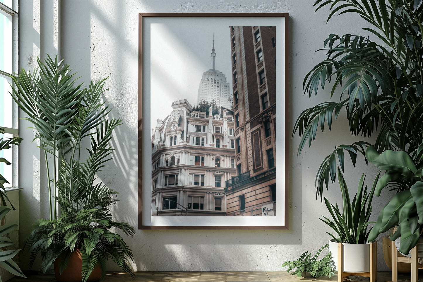 New York City Flatiron District Framed Canvas