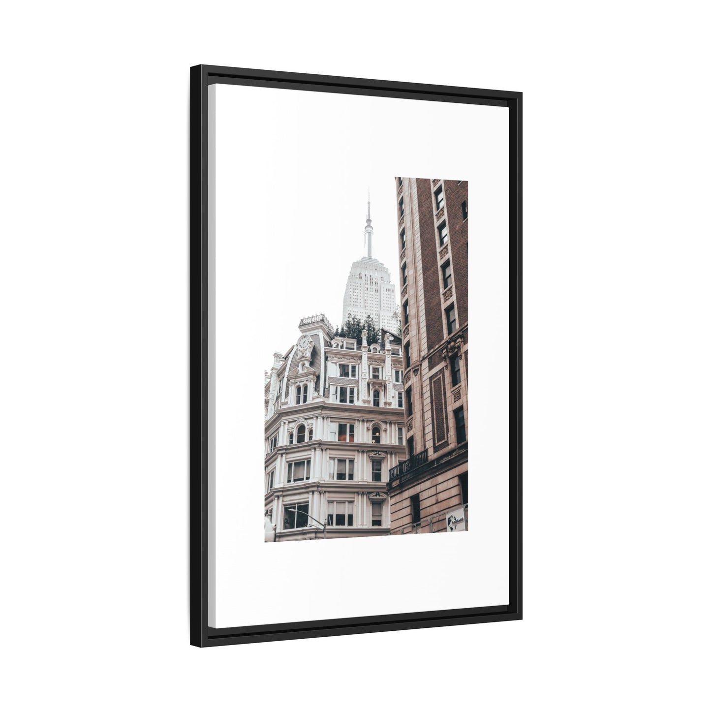 New York City Flatiron District Framed Canvas