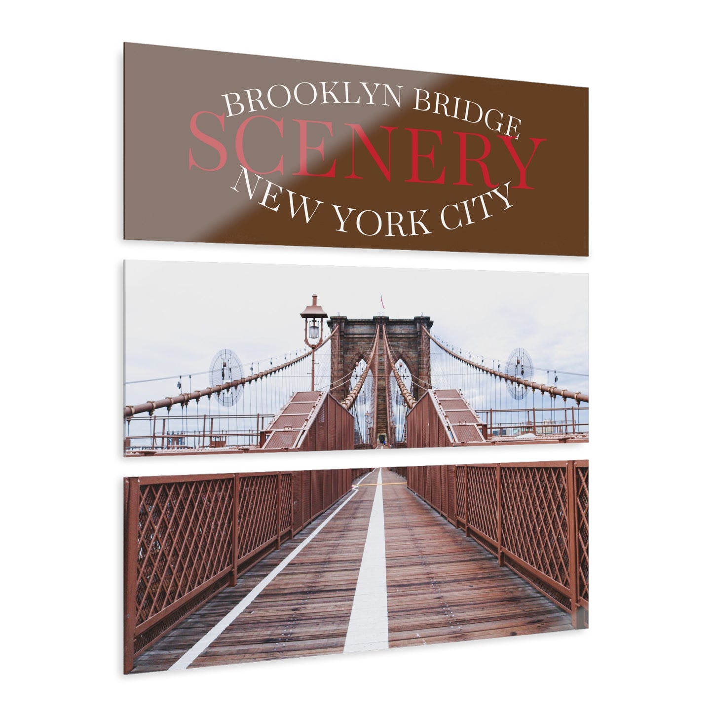 Brooklyn Bridge Acrylic Prints (Triptych)