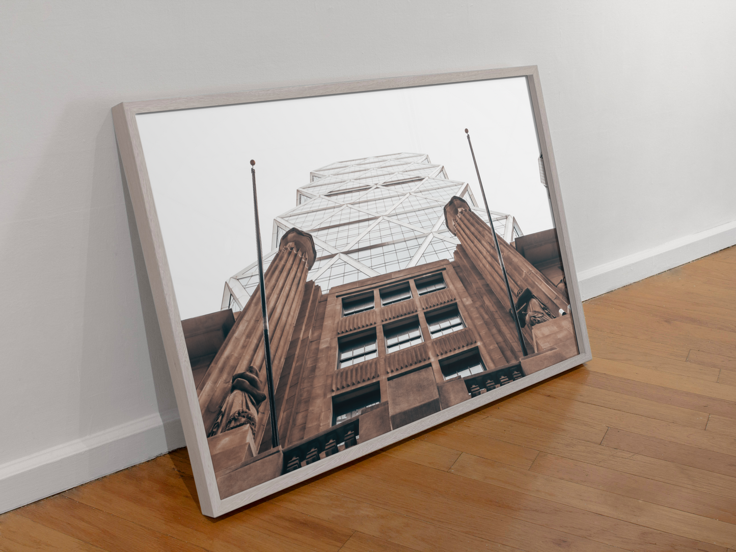 Architectural Canvas Print, Modern Art, Urban Decor, Wall Art, Home Office Decoration, Gift for Art Lovers