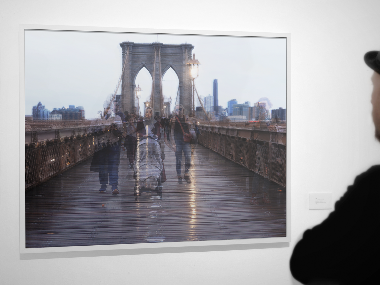 Brooklyn Bridge Framed Wall Art, Urban Home Decor, Modern Landscape Print, Gift for City Lovers, Wall Decoration