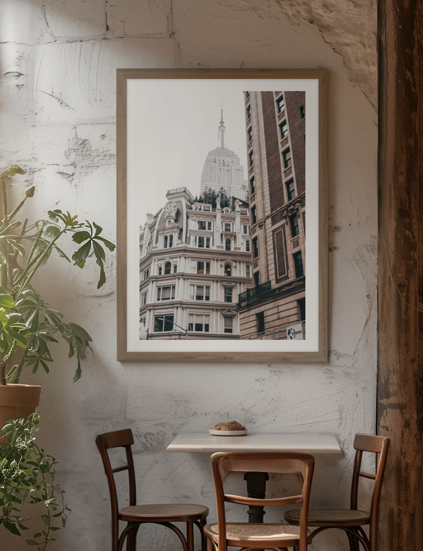 New York City Flatiron District Framed Canvas