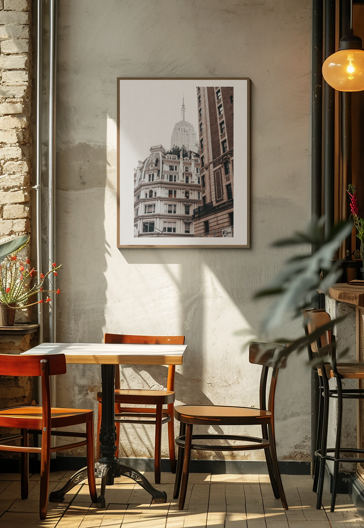 New York City Flatiron District Framed Canvas