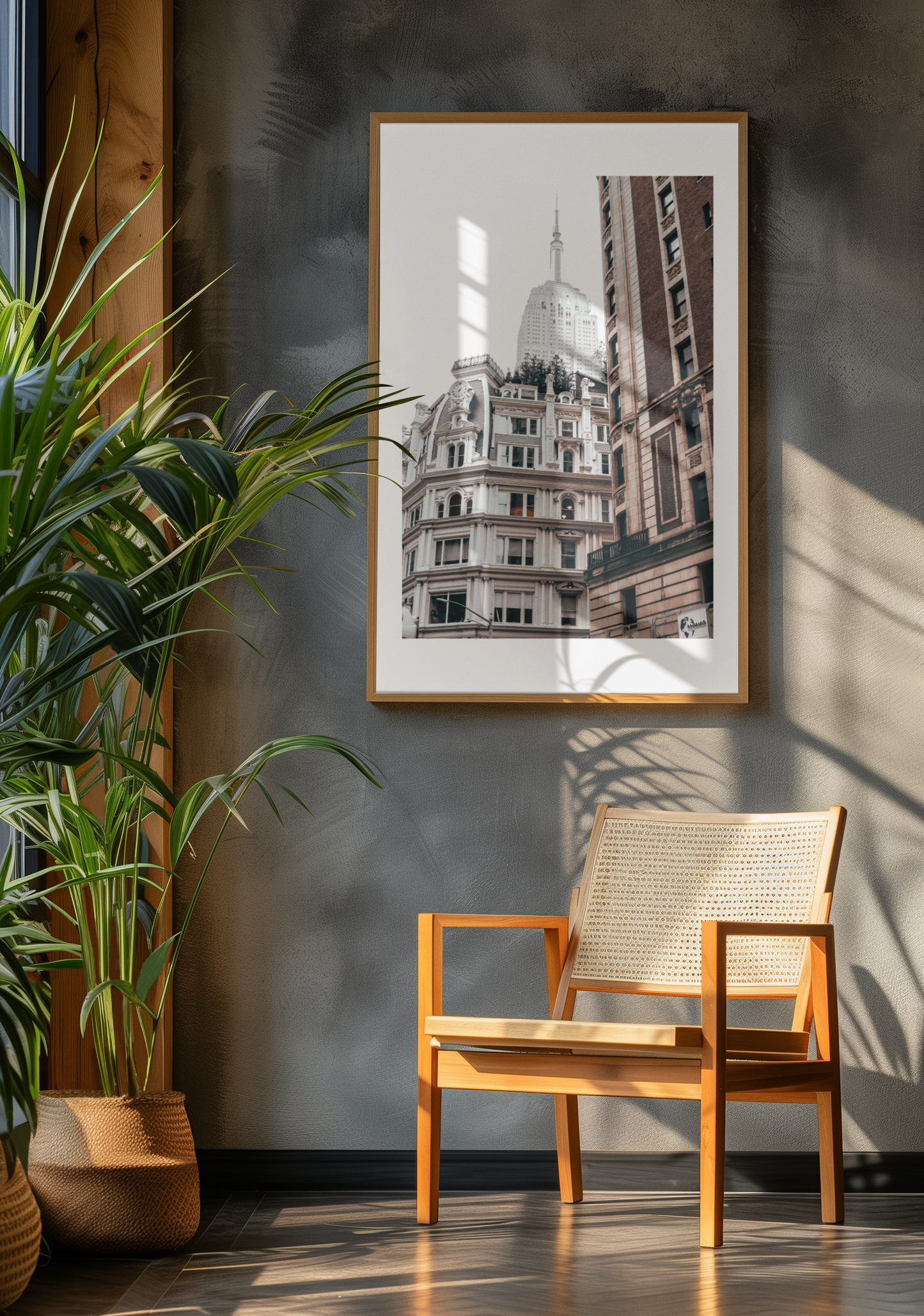 New York City Flatiron District Framed Canvas