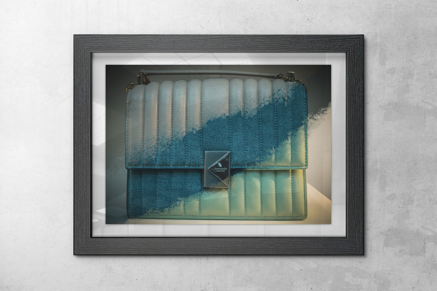 Three Tote Bags Stitched Framed Photography