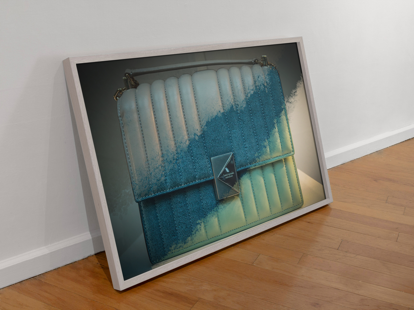 Three Tote Bags Stitched Framed Photography