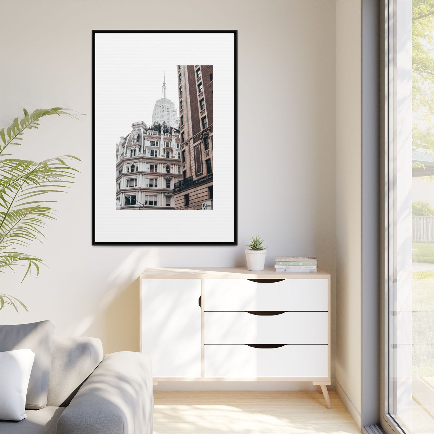New York City Flatiron District Framed Canvas