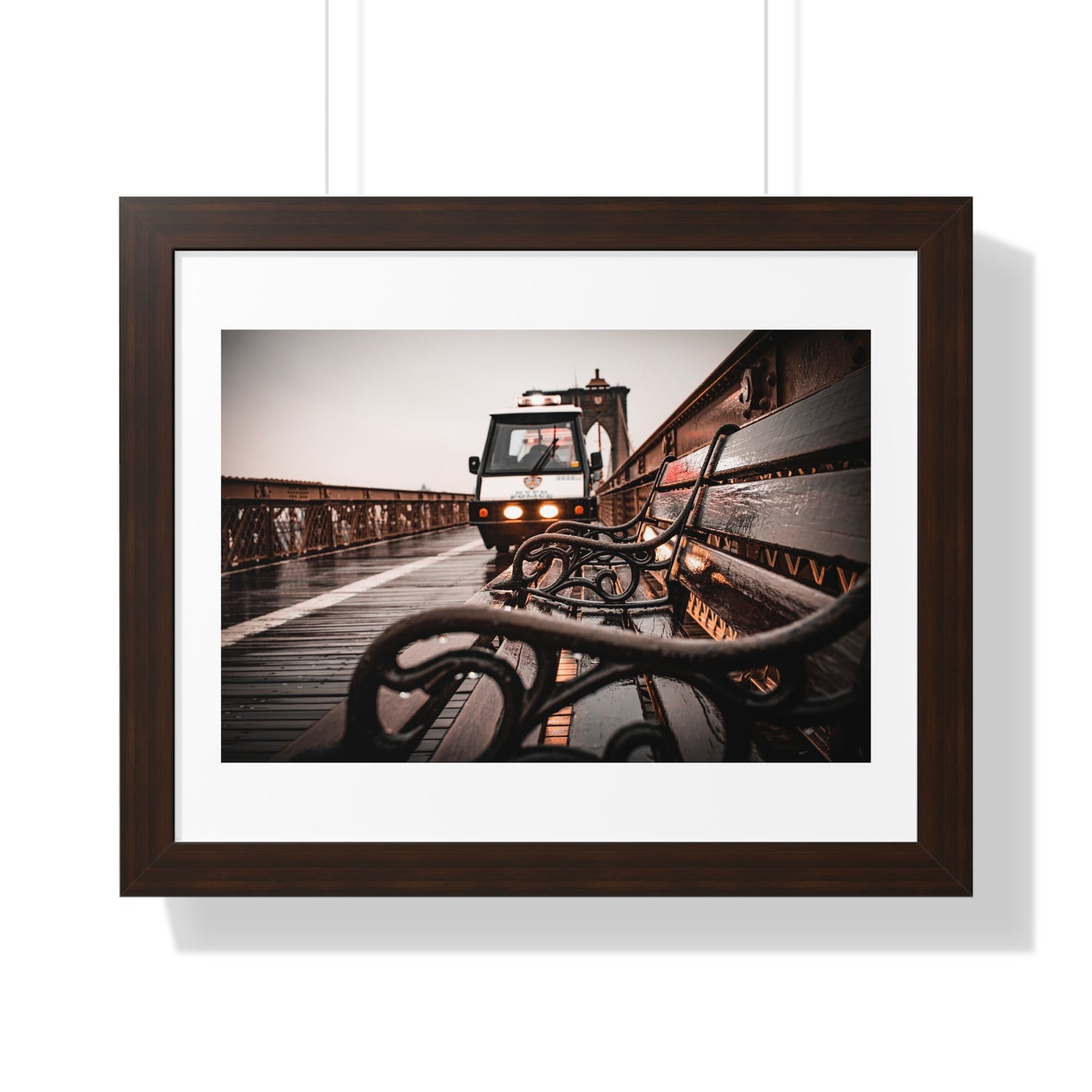 Brooklyn Bridge Framed Urban | Wall Art, Home Decor, Modern, Cityscape Print