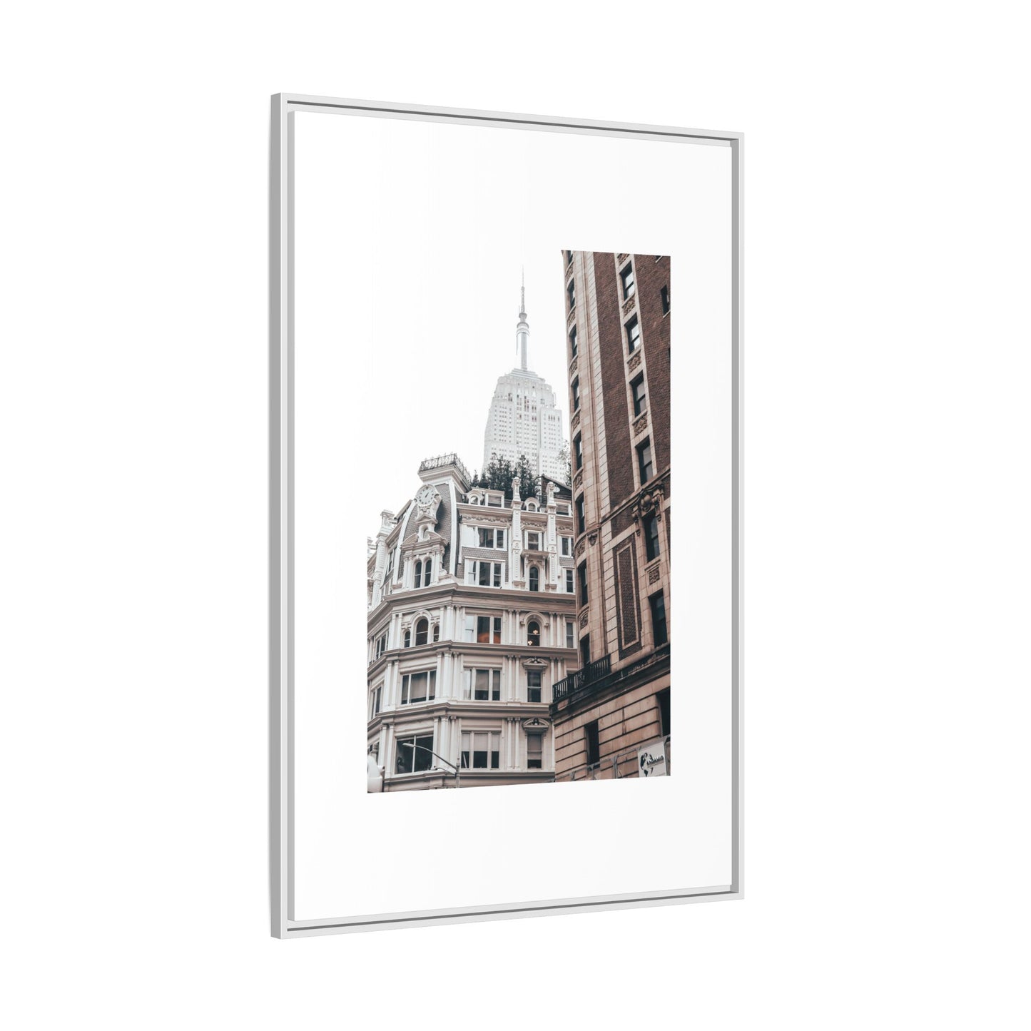 New York City Flatiron District Framed Canvas