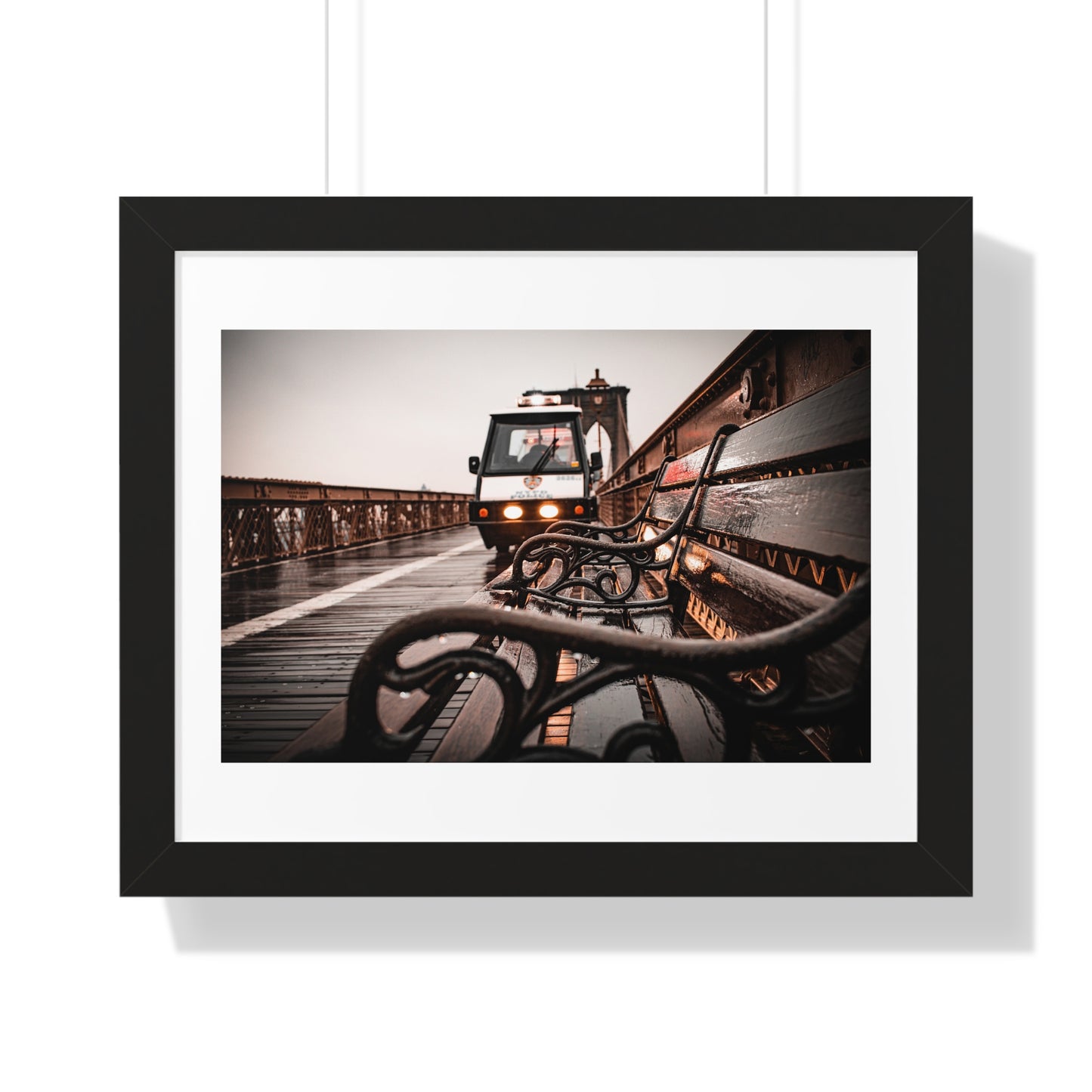 Brooklyn Bridge Framed Urban | Wall Art, Home Decor, Modern, Cityscape Print